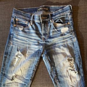 EXPRESS mid rise skinny jeans